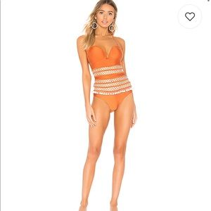 Tularosa Nina one piece bathing suit in Dijon